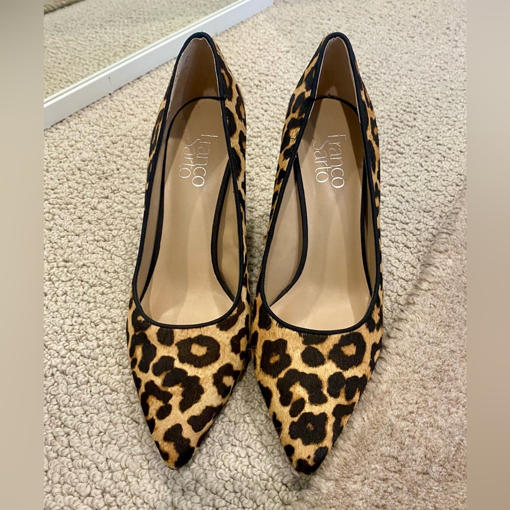 Franco Sarto Animal Print Pumps (7W)